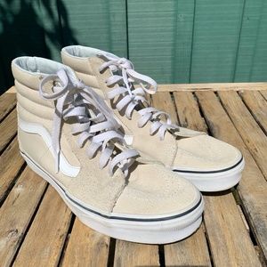 Vans Cream High Tops